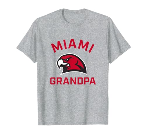 Miami University Ohio Redhawks Arched Grandpa T-Shirt