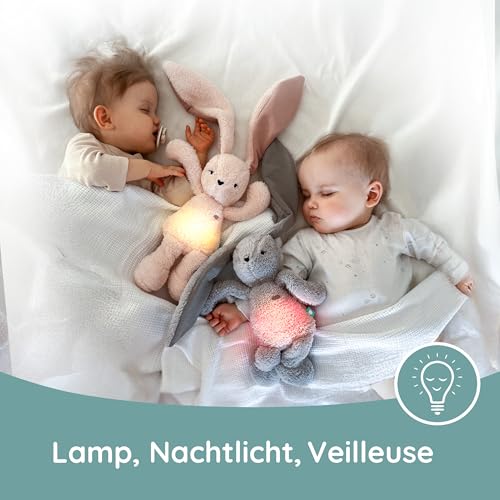 MyHummy Lapin 5en1 marron coussin chauffant doudou sensoriel premier âge