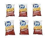 Jay's Barbecue Potato Chips Chicago - Style taste Munchie Box Pack 1.25 Oz Bags (Pack of (6) 1.25 Oz Bags)