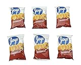 Jay's Barbecue Potato Chips Chicago - Style taste Munchie Box Pack 1.25 Oz Bags (Pack of ( 6 ) 1.25 Oz Bags)