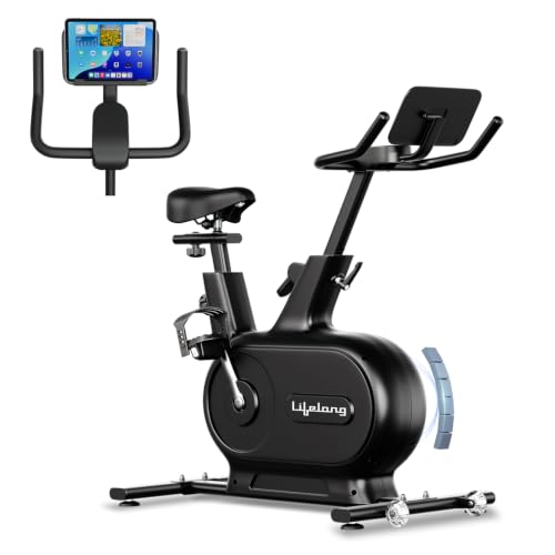 Image of Lifelong Magnetic Spin Fitness Bike|12Kg Flywheel 9-Levels Adjustable Resistance| Gym Equipment| Exercise Cycle for Home with Magnetic Brake|Gym Equipment for Home Workout| Max Weight-120 kg