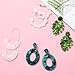 LANTAI 16 Pairs Trendy Statement Acrylic Rattan Earrings for Women-Fashion Summer Beach Vacation Boho Jewelry Set