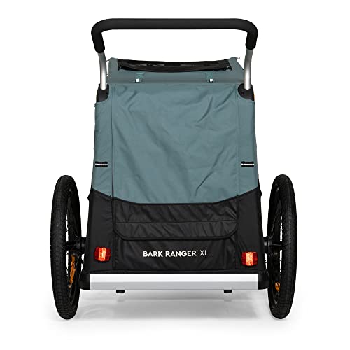 Burley Bark Ranger Fahrradanhänger Schwarz/Blau Einheitsgroße