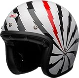  BELL Custom 500 DLX SE Vertigo Jethelm (White/Black/Red,S (55/56))