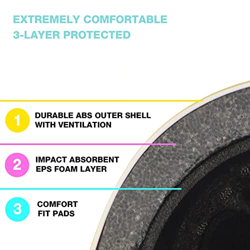 Color Gradient Adjustable Kids Bike Helmet Toddler Helmets