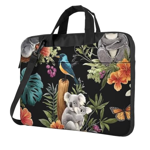 Maletín para portátil impermeable 14 pulgadas con diseño Koala miniatura 1
