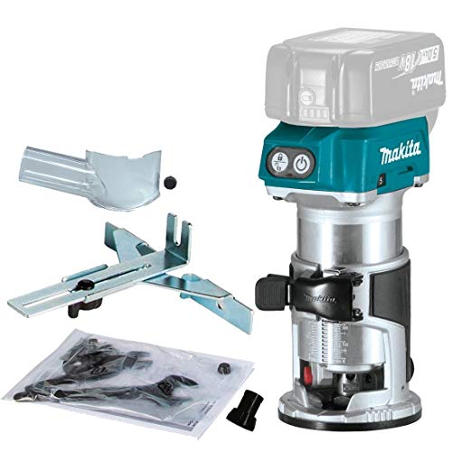 Makita DRT50Z DRT50 18V Brushless Cordless Laminate 1/4" Router Trimmer Body Only 1 Makita DRT50Z DRT50 18V Brushless Cordless Laminate 1/4" Router Trimmer Body Only