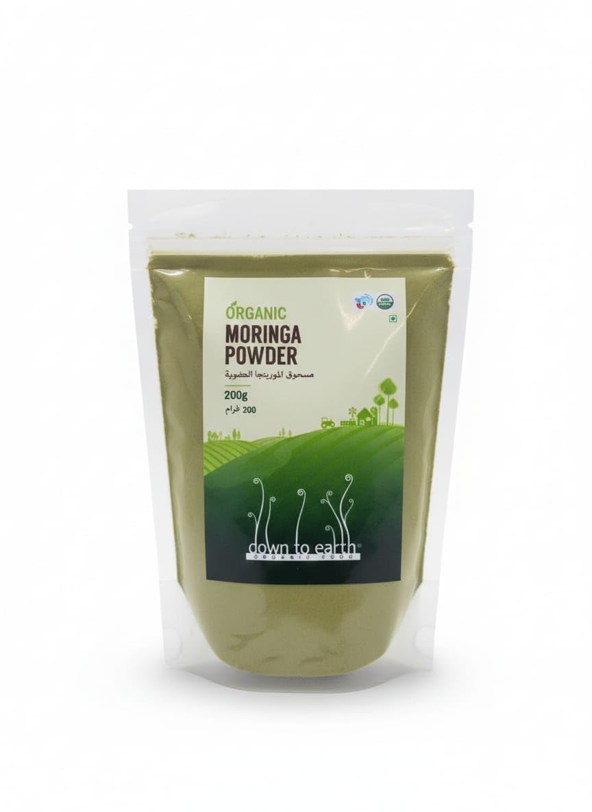 Down To Earth Organic Moringa Powder, 200 gm
