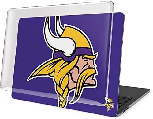 Skinit Case + Skin Compatible with MacBook Pro 13in M1 (2021) - Officially Licensed NFL Minnesota Vikings Retro Logo Design