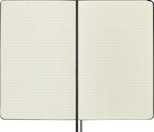 Cuaderno Moleskine Classic Expanded negro con papel cuadriculado A5 de tapas rígidas 5