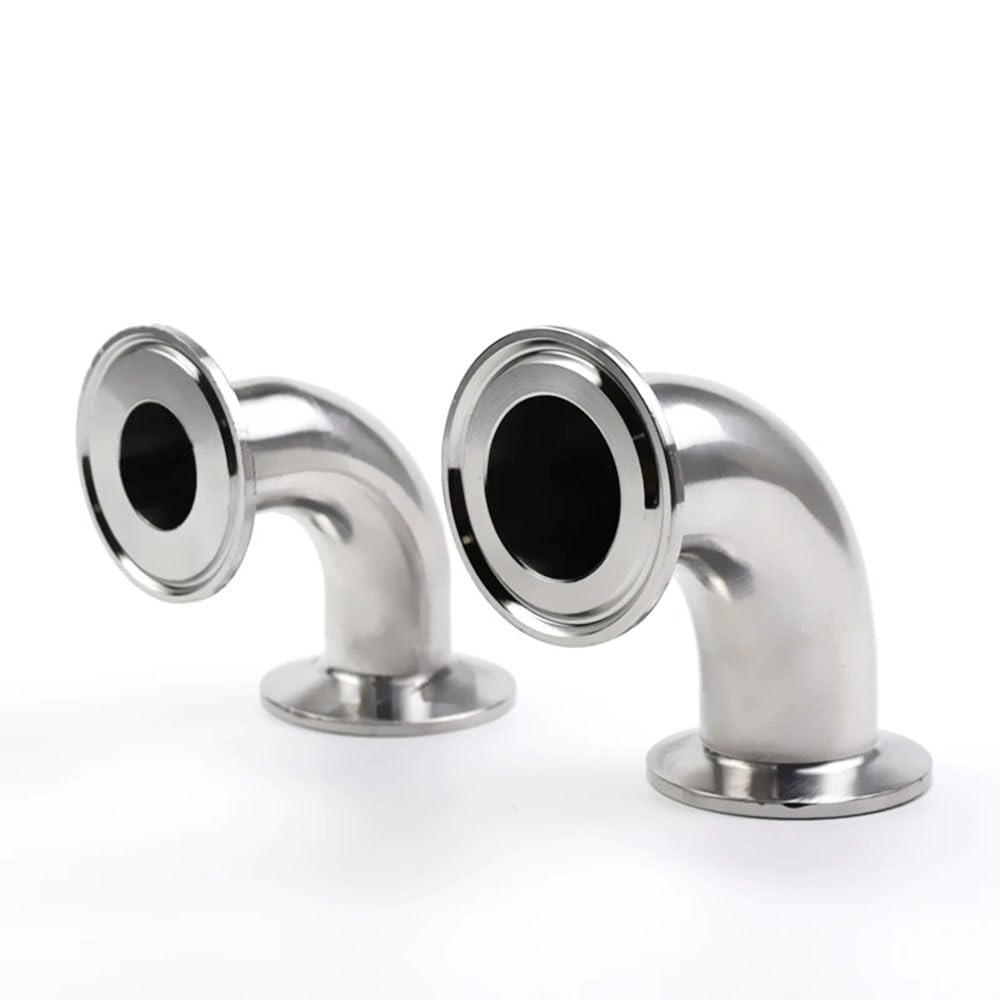 Accesorio de tubería de codo de 90 grados de acero inoxidable 304 for la industria alimentaria, 1 unidad(19mmx25.4)