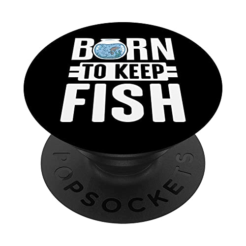 Acuario Nacido Para Mantener Acuario De Peces PopSockets PopGrip Intercambiable Cover