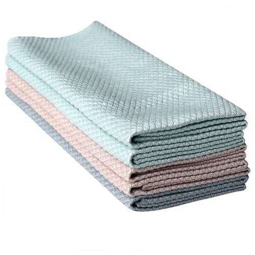 BIUDECO 5 Piezas Unidades Paños de Limpieza Cocina Absorbentes Resistentes Agua para Vehículos Hogar Multifuncional Microfibra Práctica Color Aleatorio Color Aleatorio