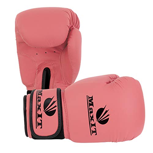 MaxIT Pro Style Boxing Gloves | Padded PU Leather for Men or Women | Hand Glove Set for MMA, Muay Thai, Sparring, Boxing, Kickboxing, Punching Bag, Training, Fighting Sports MaxIT Pro Style Boxing Gloves | Padded PU Leather for Men or Women | Hand Glove Set for MMA, Muay Thai, Sparring, Boxing, Kickboxing, Punching Bag, Training, Fighting Sports