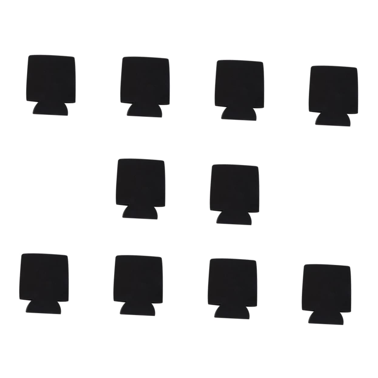 LIOOBO 10pcs Beer Bottle Cooler Sleeve Beer Can Huggers for Cans Decorative Beverage Insulator Sleeve Holder