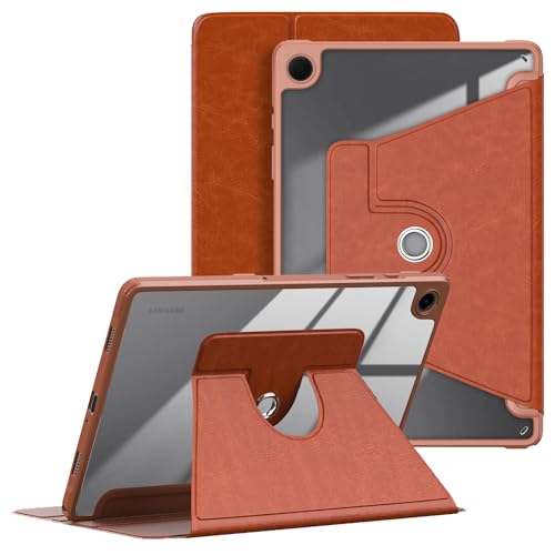 Coque Samsung Galaxy Tab A9 Plus 11" marron idéale pour travailler et lire partout