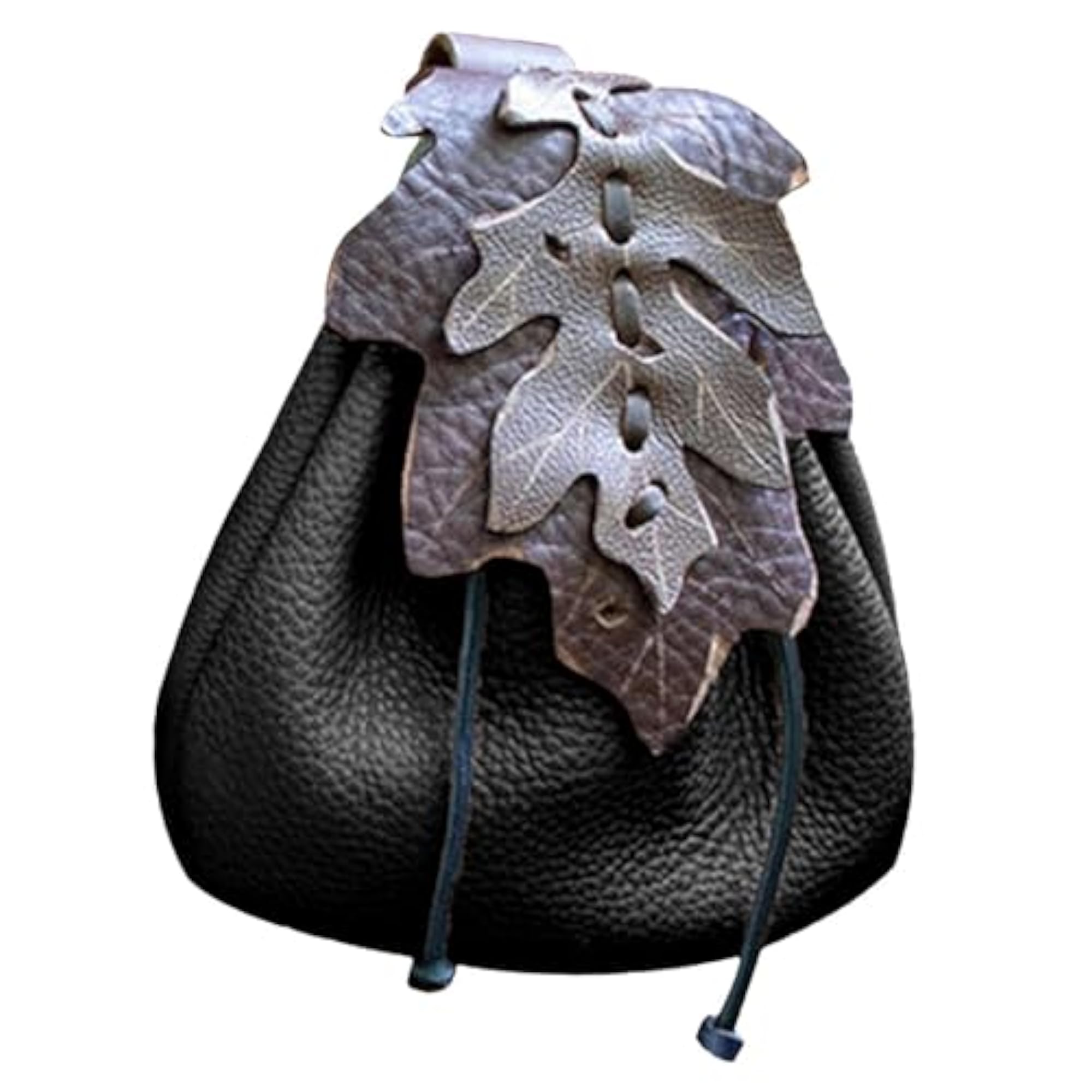 Waist Drawstring Bag for Outdoor Festivals, Black