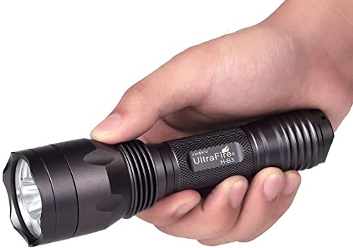 Ultrafire Blue Light Flashlight Hunting Torch 256 Yard 470 Nm Wavelength Professional Blue Beam Flashlight Fishing Hunting H-B3 #TOP6