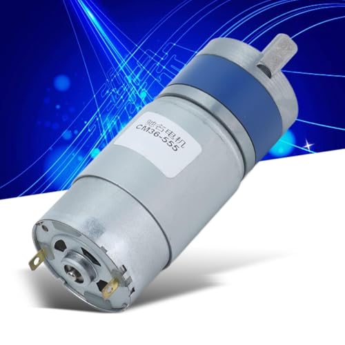 Planetengetriebemotor, Gleichstromgetriebemotor, Untersetzungsstabile Leistung, Große Torsion, Geräuscharmer Gleichstromgetriebemotor 24 V Für Home-Office-Roboter(120RPM)