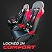 50 Caliber Racing 4-Point Harness for Bucket Seat | Quick-Release Safety Belt | 10 Colors | UTV, RZR, Racing Car Upgrade | Secure Comfort for Off-Road Adventures
