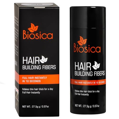 Image of Hair Building Fibers 27.5Gm - Hair Fibers For Thin & Fine Hair -Hair Thickening Fibers For Men & Women (Dark Brown)