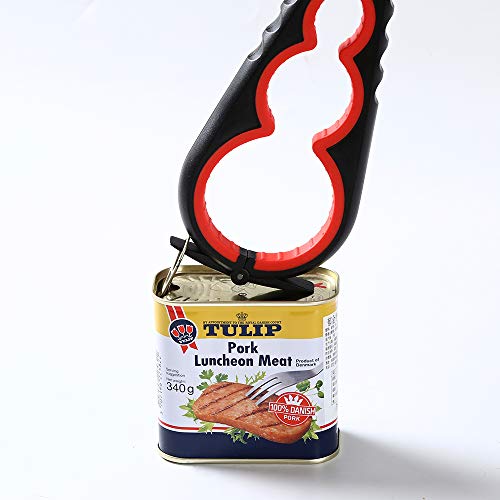 Jar Opener Can Opener Bottle Opener For Senior, Arthritis Hands And Anyone With Low Strength, Arthritis Jar Opener Get Lids Off Easily(Black And Red) #TOP3