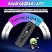 TV98 ATV Stick Mini TV Stick Android 14 H618 Quad Core Cortex A53 Support 8K Video 2.4G 5G WiFi BT5.0 Voice Remote Smart TV Box（2+16GB）