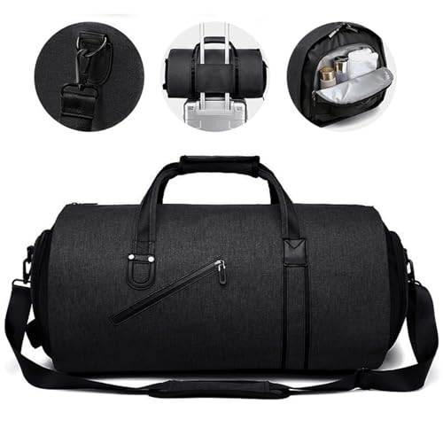 Travel Duffle Bag for Women - Ideal for Hiking and Camping Black4