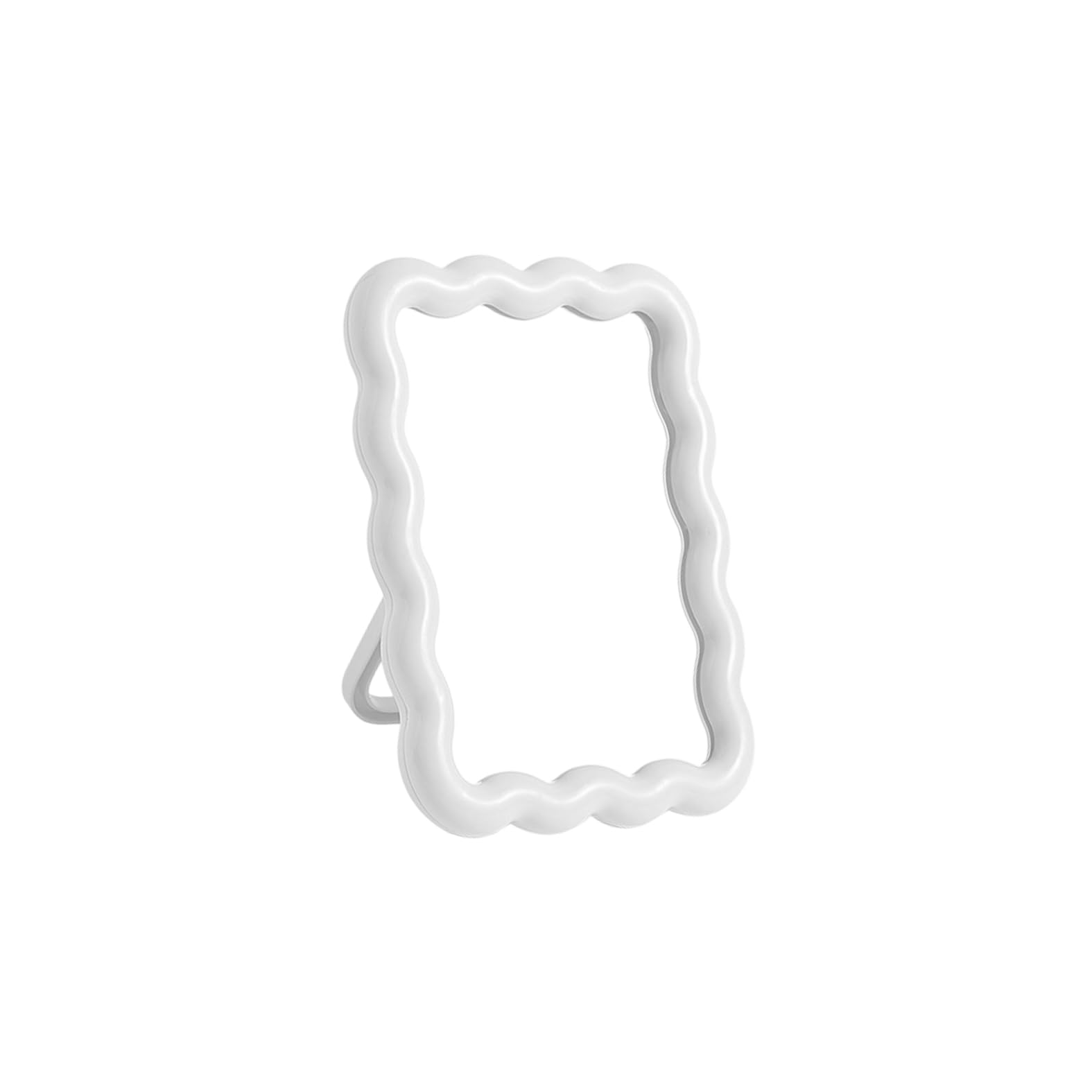 Photo 1 of Hxcioy Wave Vanity Makeup Mirror, 6.7 x 5.3 Inches, White