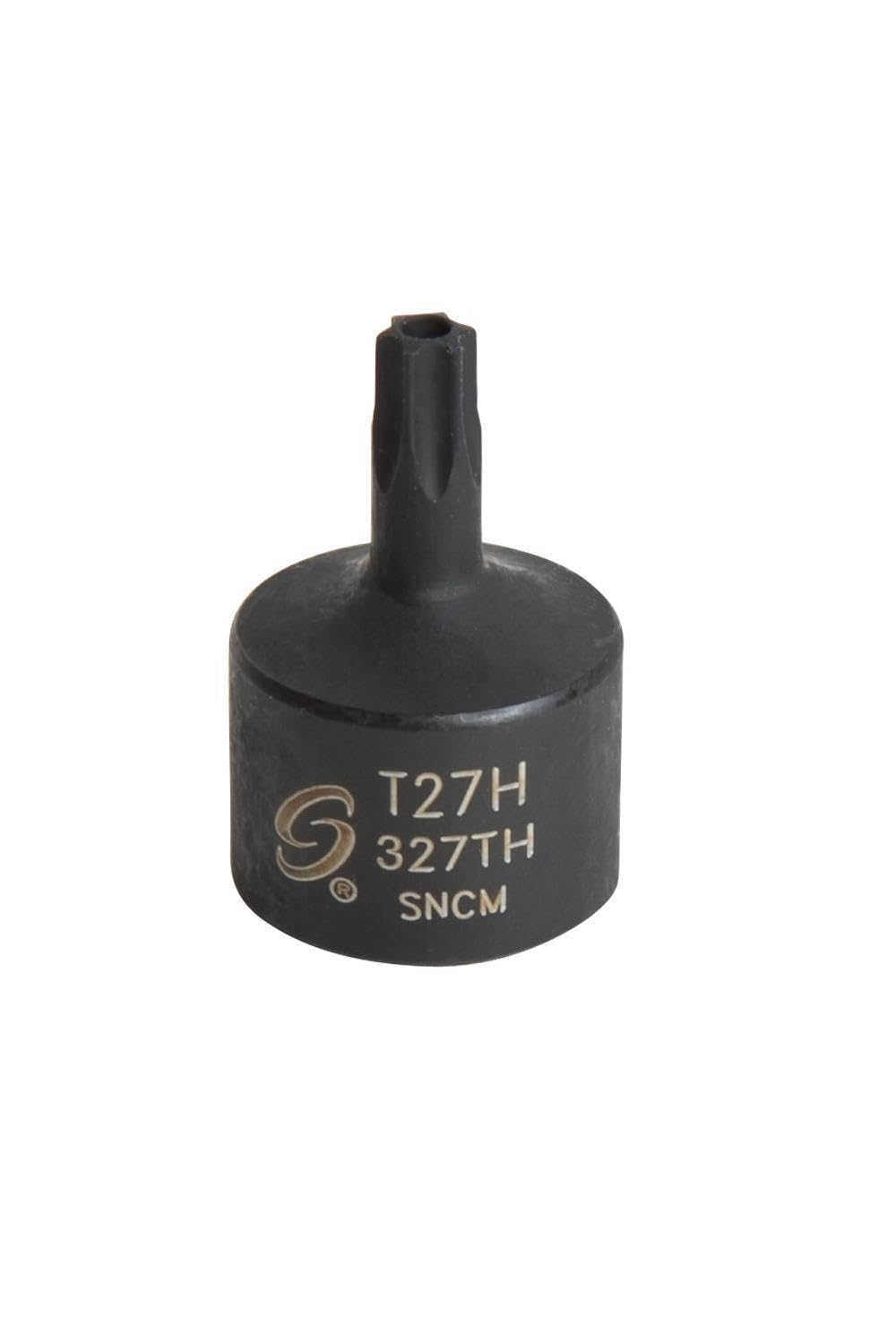 Sunex 327Th 3/8-Inch Drive T27h Stubby Tamperproof Internal Star Impact Socket