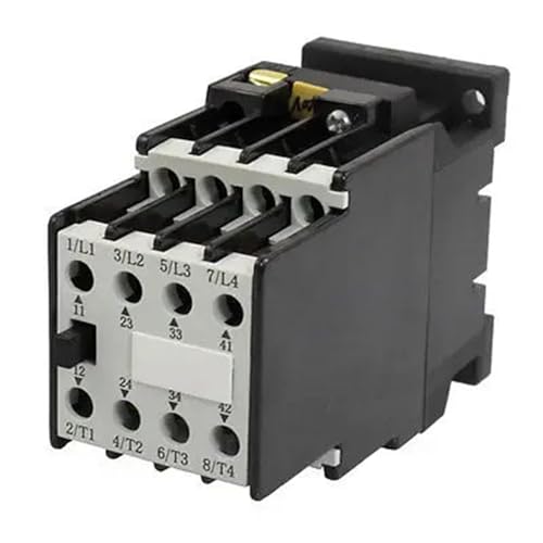 Contactor 4KW con contactos 2NO 2NC y tres polos de potencia bobina 440V 50Hz 5.2A tensión 660V