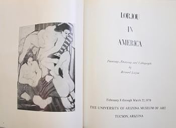 Hardcover LORJOU IN AMERICA paintings, drawings and lithographs by Bernard Lorjou Book