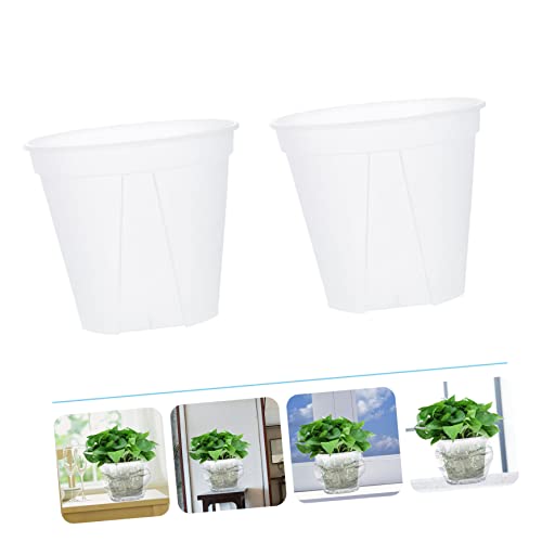 Pots de fleurs avec ventilation pour racines d'orchidées - Lot de 10 - 8