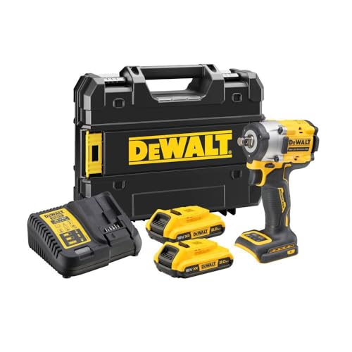 Clé à choc 1/2 18V DEWALT à couple élevé et moteur compact DCF921D2T 2x2.0Ah