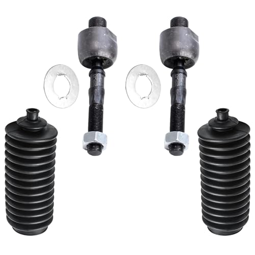 Image of Detroit Axle - 10pc Front End Kit for Acura 2004-2008 TSX 2003-2007 Honda Accord, 2 Lower Control Arms Assembly 2 Sway Bars 4 Outer Inner Tie Rods 2 Boots 2005 2006 Replacement