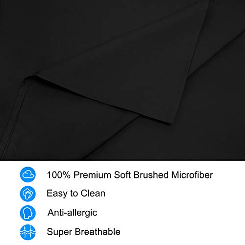 Flat Sheet, Twin Size Extra Soft Brushed Microfiber Flat