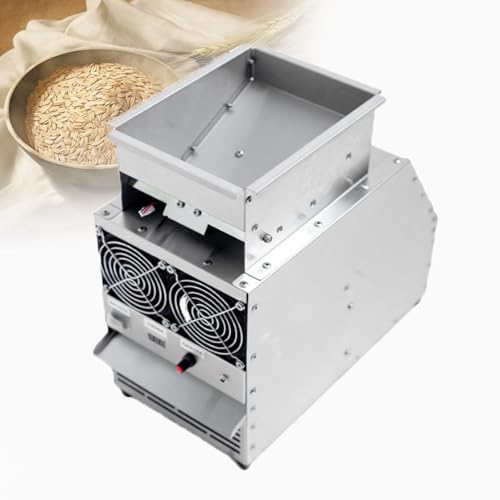 Máquina de limpieza de granos de alimentación para pájaros con ventilador de velocidad ajustable y puerto de alimentación ampliado para semillas y alimentos para loros