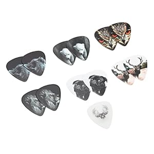 Gitaar Plectrums Pack, Celluloid Medium Gauge Comfortabele intonatie Biedt 13 gitaarsets voor muziekinstrumenten