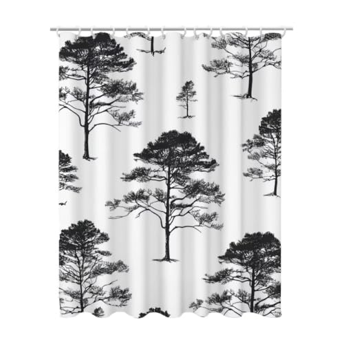 Rideau de douche imperméable avec ourlet lesté lavable en machine 240x200 - 2