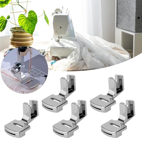 5 Pies Para Plegado Máquina De Coser Metal miniatura 2