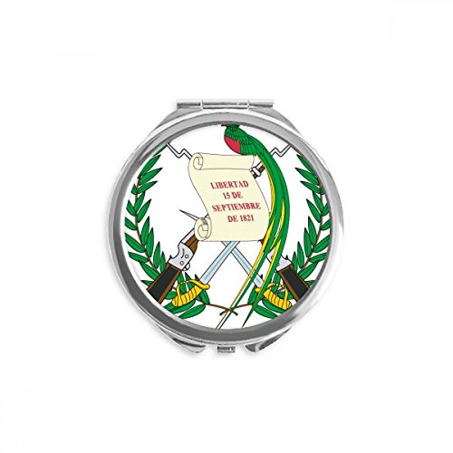 Miroir de poche Guatemala rond et portable de 2,6 pouces pour sac
