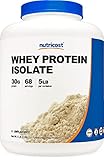 Nutricost Whey Protein Isolate (Unflavored) 5LBS