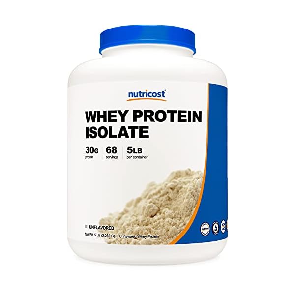 Nutricost Whey Protein Isolate (Unflavored) 5LBS Jump Manual