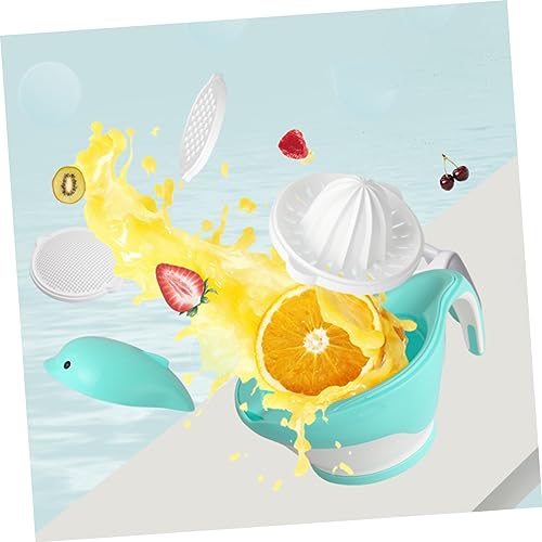 Toyvian 1Pc Moedor De Mão Multifuncional Moedor De Comida Para Bebê Golfinho