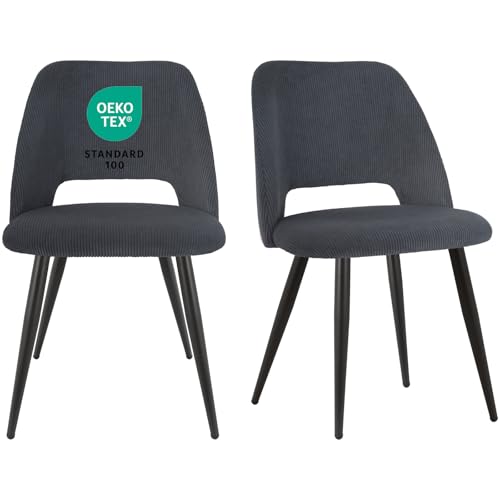 Sillas Comedor Negras Pack 2 Marca JIJIAN