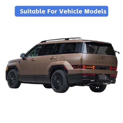 Image of Mud Flaps for 2024 2025 2026 Hyundai Santa Fe Hybrid Mud Guards Splash Guards Front & Rear SUV Set of 4PCS Black Heavy Duty Compatible with Santa Fe MudGuards Exterior Accessories