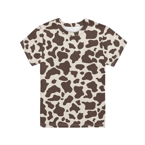 Image of Renewold Kids Novelty T-Shirt for Girls Boys Short Sleeve Crewneck Summer Tee Soft Breathable Graphic Shirt for Age 2-16