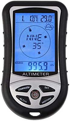 Generic 1 Digital LCD Compass Altimeter Barometer Thermo Temperature Clock Calendar