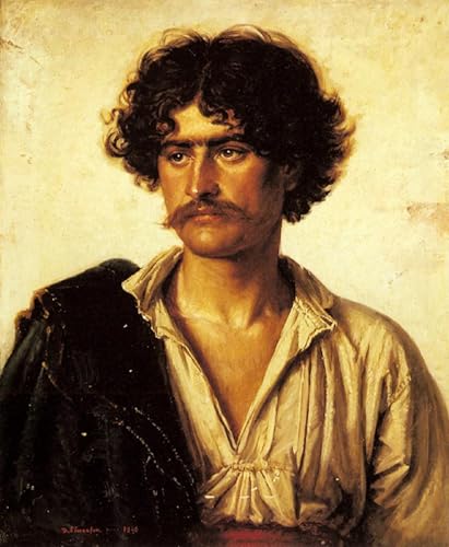 Affiche Toile Portrait d'homme David Simonson pour remplacer un cadre vide sans charme