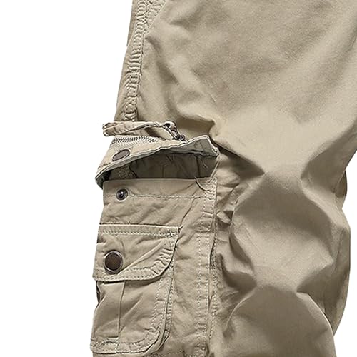 Shorts cargo para hombre con múltiples bolsillos miniatura 5